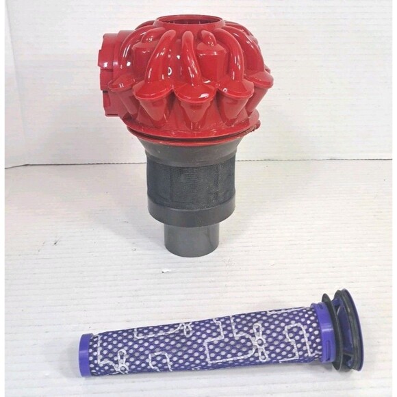 Dyson SV03 V6 Cyclone Assembly & Washable Filter Red Replacement Part No Bin - Picture 4 of 6